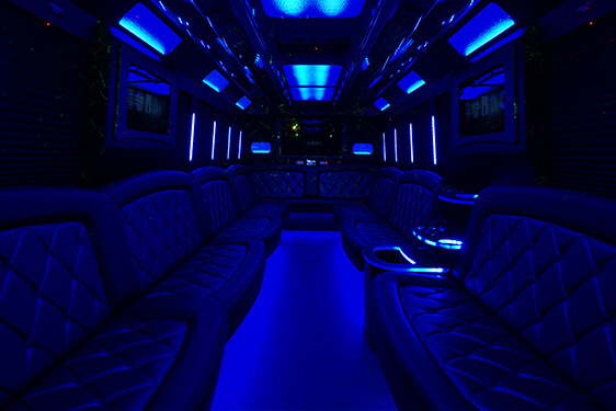plush leather seating